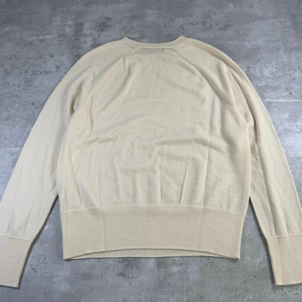 Banana republic 100% merino wool beige sweater womens size large - Picture 4 of 6